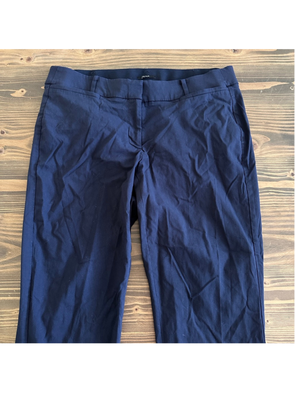 Lane Bryant Allie Trousers 18R Blue Stretch Straight Leg Career Pants